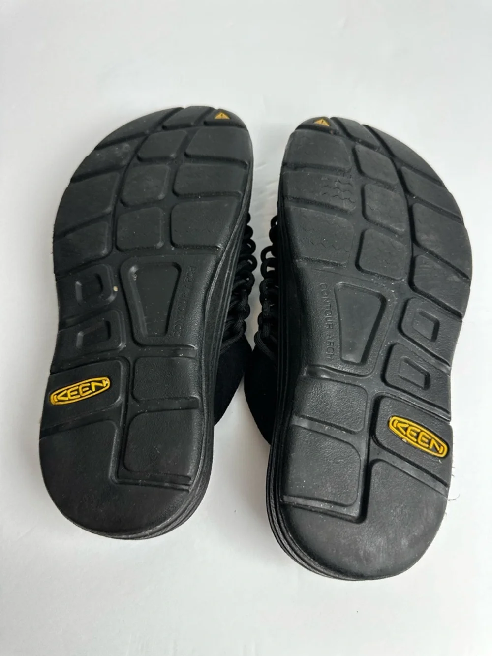 Keen Uneek Slides Women's Size 6.5 EU 37 Shoes Black Open Back Paracord Gorpcore - Picture 7 of 8